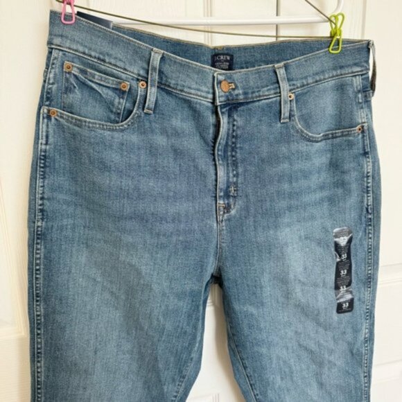 J.Crew NWT Classic vintage jean in all-day stretch Size 33 Jeans - Picture 7 of 15